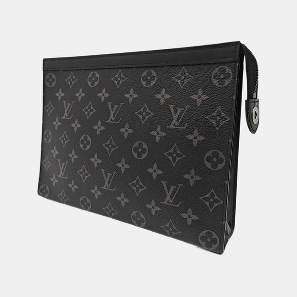 Pochette Voyag MM Monogram Coated Canvas Black