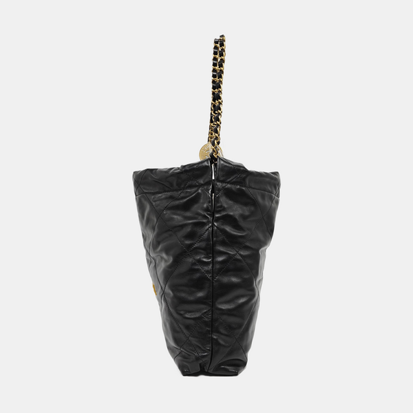 CHANEL 22 Small Quilted Calfskin Black