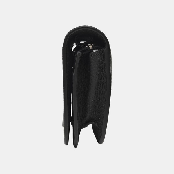 Calfskin Shoulder Bag Mini Black