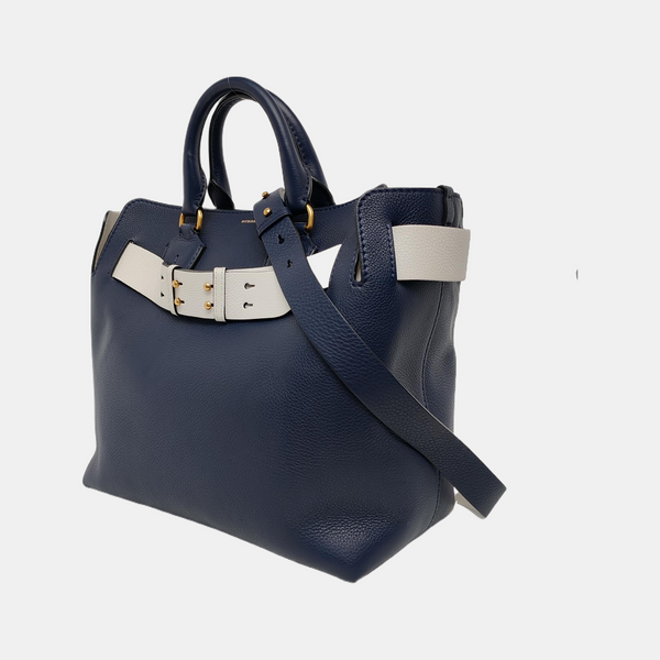 The Belt Large Calfskin Blue