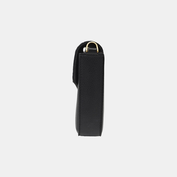 Calfskin Shoulder Bag Black