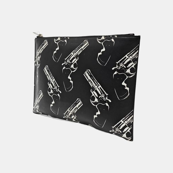 Calfskin Clutch Black