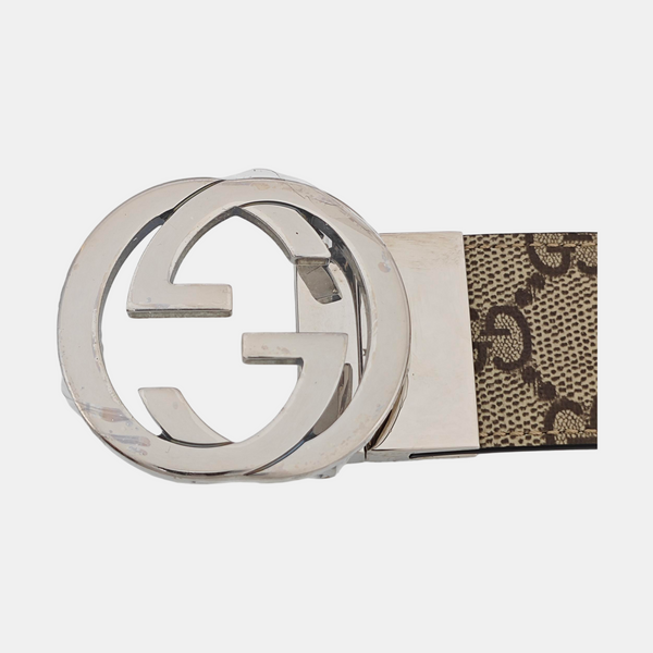 Leather Belt Beige