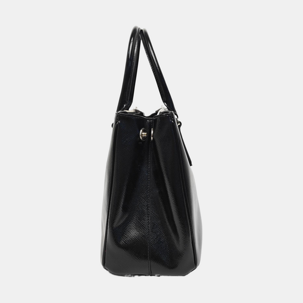 Galleria Medium Saffiano Calfskin Black