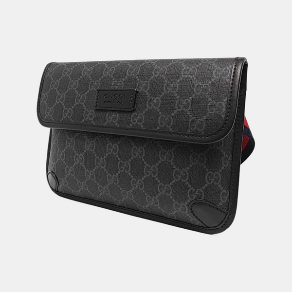 Neo Vintage Monogram Coated Canvas Black