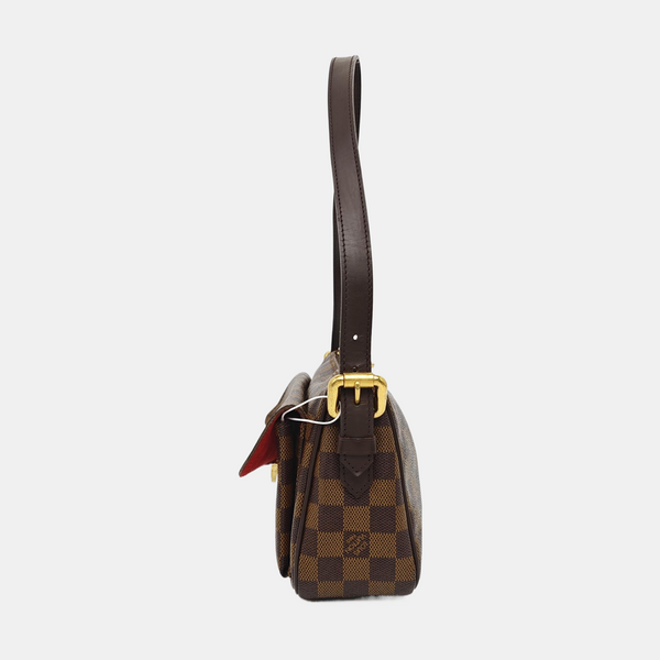 RAVELLO GM Damier Ebene Coated Canvas Brown