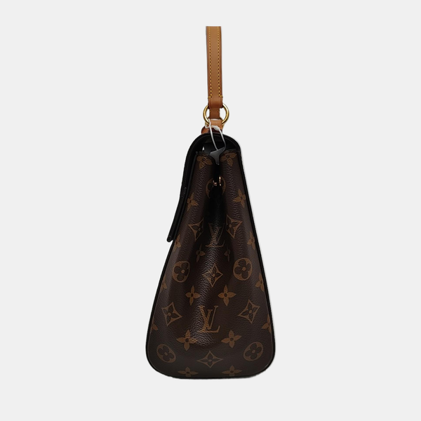 CLUNY MM Monogram Coated Canvas Brown