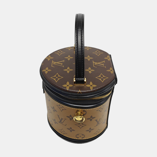 CANNES PM Monogram Coated Canvas Brown