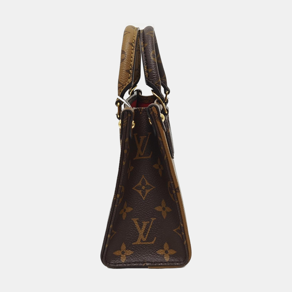 ONTHEGO BB Monogram Coated Canvas Brown