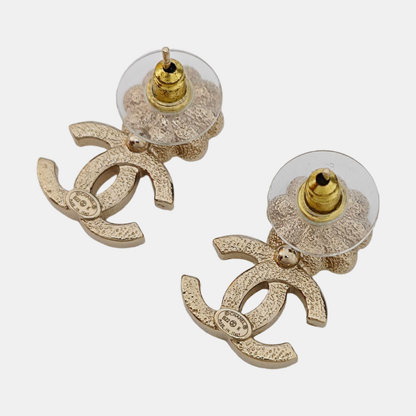 Metal Gold Stud Earrings
