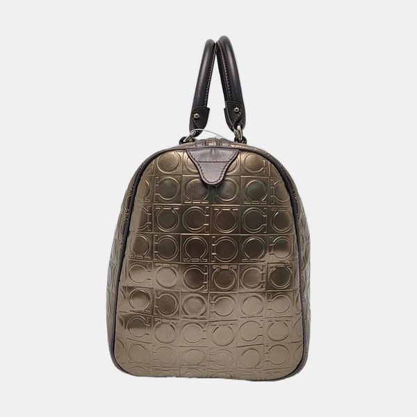 Gancini Piel de Becerro Beige