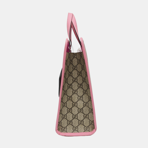 Children’s GG Bucket Monogram Coated Canvas Beige