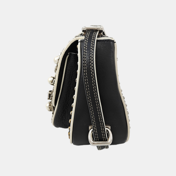 Miu Lady Calfskin Black