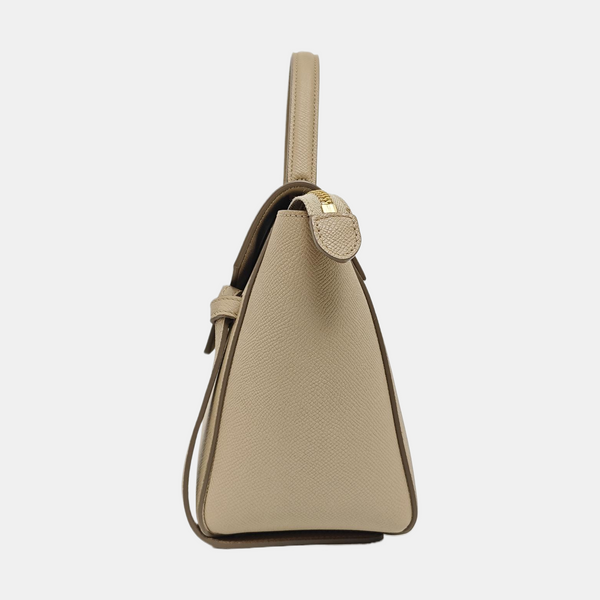 BELT Nano Calfskin Beige