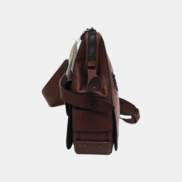 Calfskin Crossbody Bag Brown