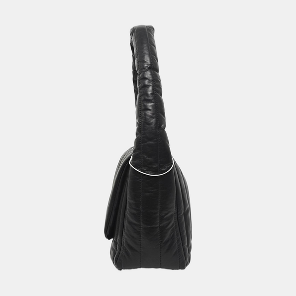 Monaco Small Quilted Calfskin Black