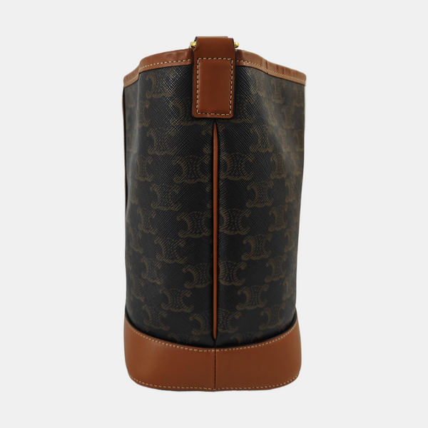 TRIOMPHE CANVAS Small Coated Canvas Brown