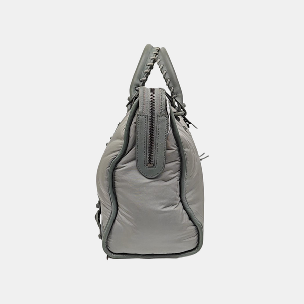 Classic Metallic Edge City Medium Nylon Gray