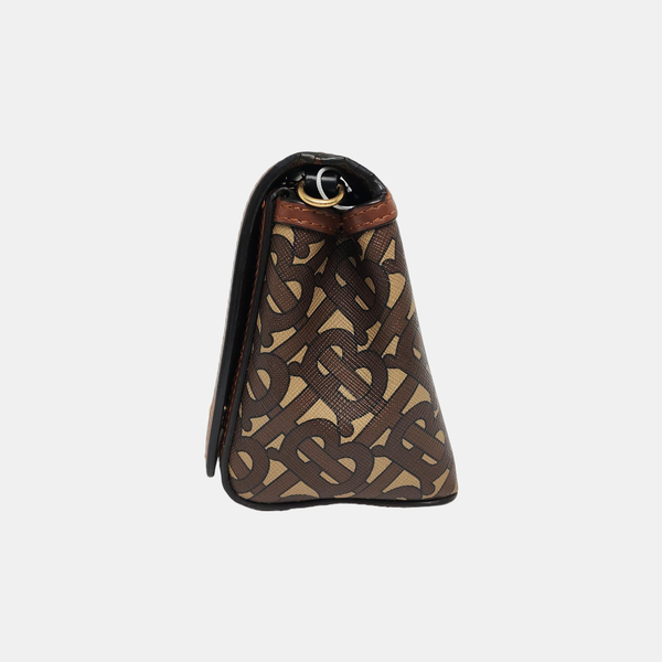 Crossbody Bag Coated Canvas Multicolor