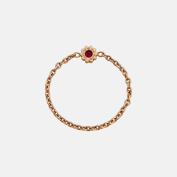 18k Rose Gold Ring EU 53