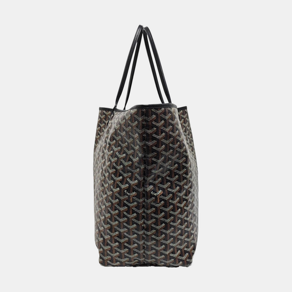 Coated Canvas Tote Bag Black