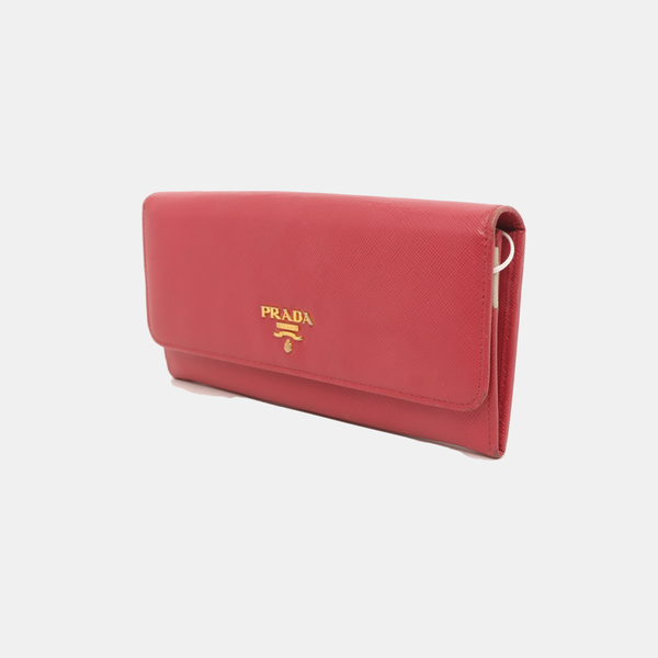 Mini Bag Saffiano Calfskin Red Wallet