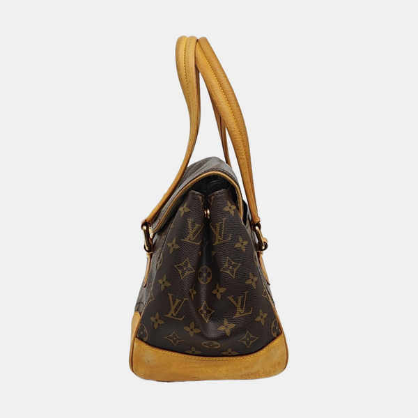 BEVERLY GM Monogram Coated Canvas Brown
