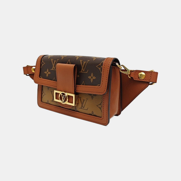 DAUPHINE Monogram Coated Canvas Brown