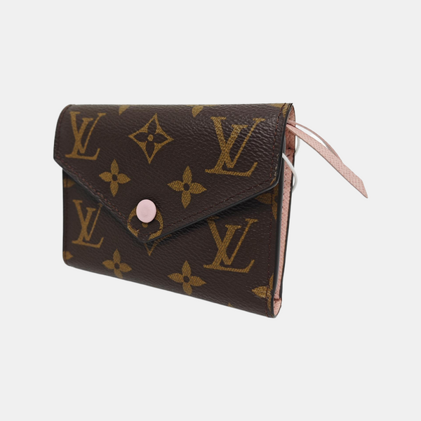 VICTORINE Monogram Coated Canvas Brown Wallet