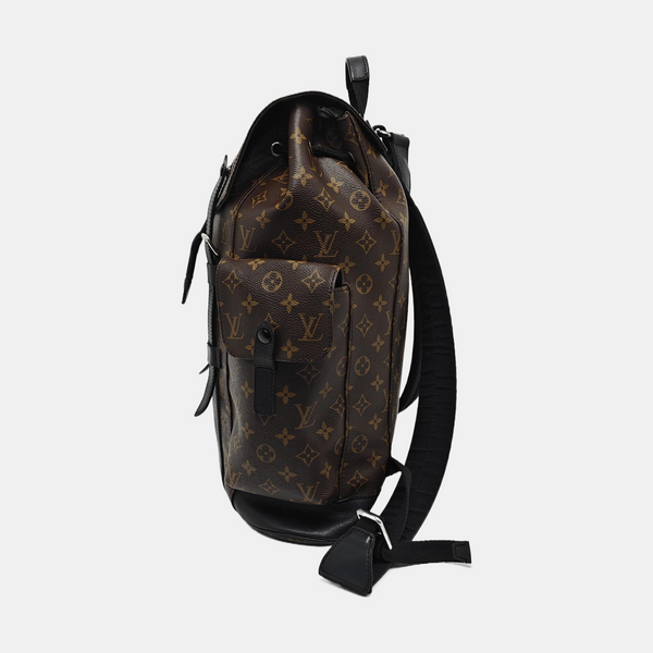 CHRISTOPHER MM Monogram Coated Canvas Brown