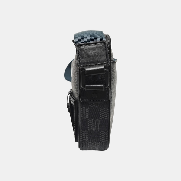 ALPHA Damier Graphite Coated Canvas Gray