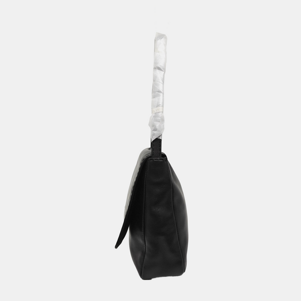Calfskin Shoulder Bag Black
