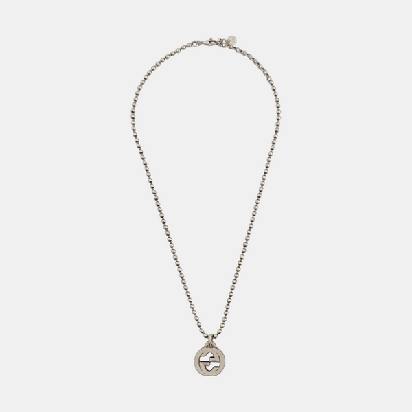 Interlocking G 925 Sterling Silver Necklace