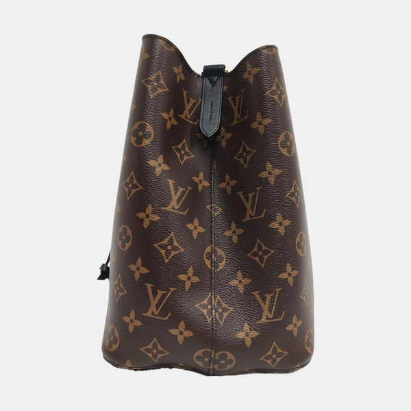 NÉONOÉ MM Monogram Coated Canvas Brown