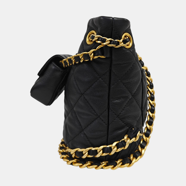 Quilted Calfskin Black