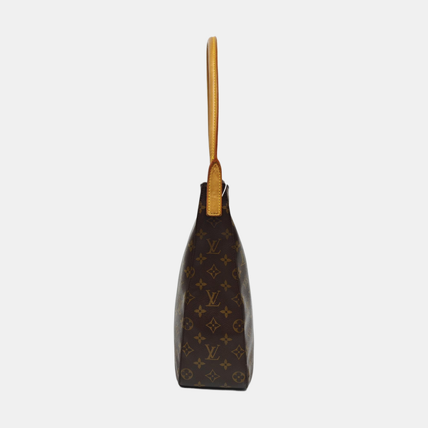 LOOPING GM Monogram Coated Canvas Brown