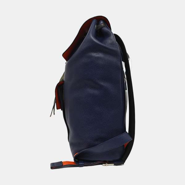 Calfskin Backpack Blue