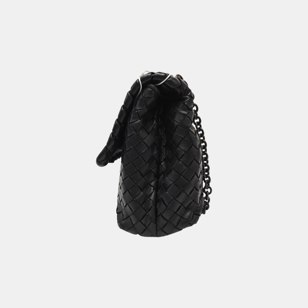 Lambskin Shoulder Bag Black