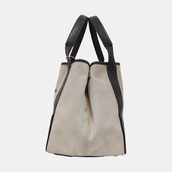 Navy Small Canvas White