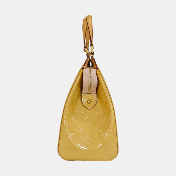 BREA MM Monogram Patent Leather Yellow