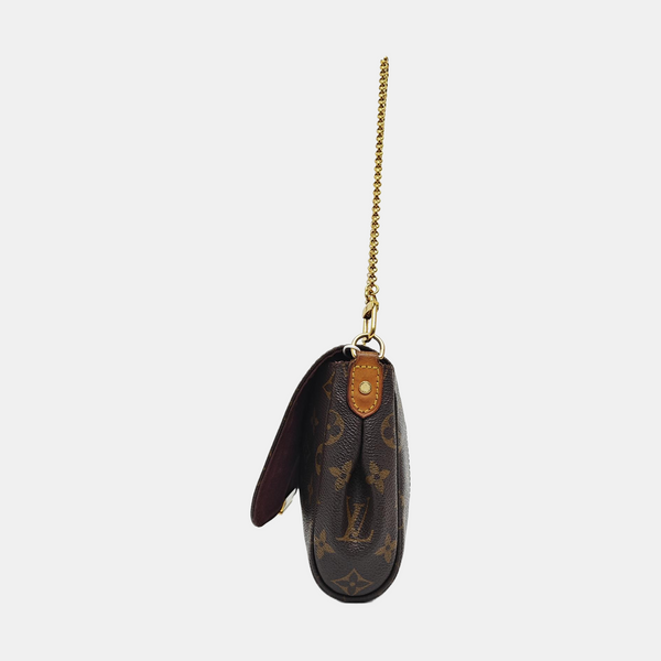 FAVORITE PM Coated Canvas Brown