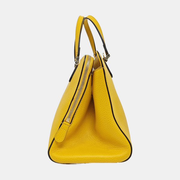 Calfskin Tote Bag Yellow