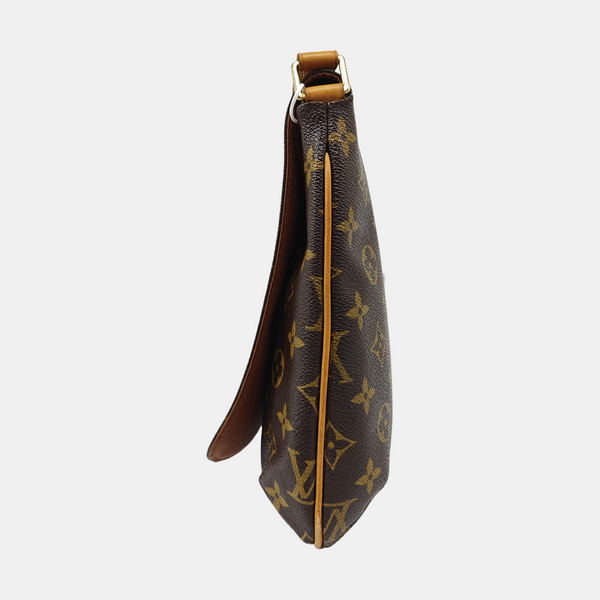 MUSETTE TANGO PM Monogram Coated Canvas Brown