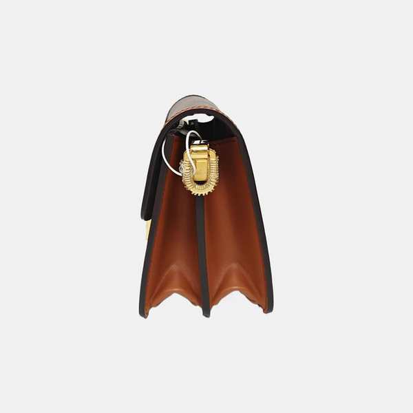 DAUPHINE Mini Monogram Coated Canvas Brown