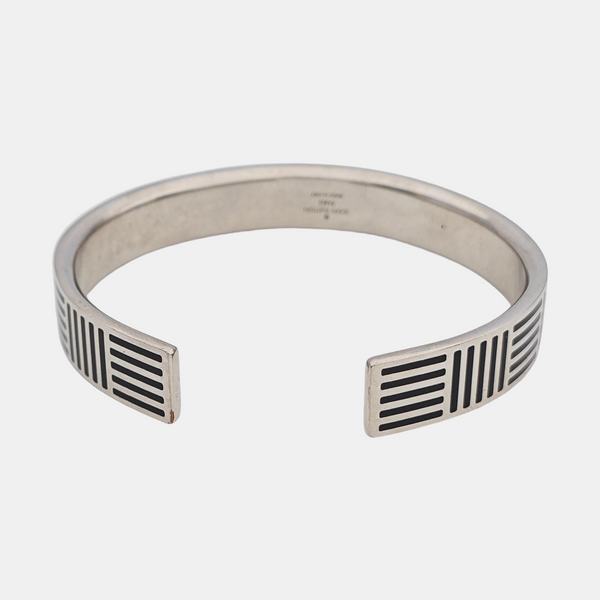 DAMIER Metal Silver Bangle