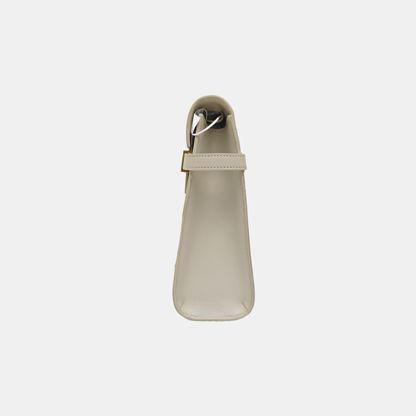 MANHATTAN Medium Calfskin White