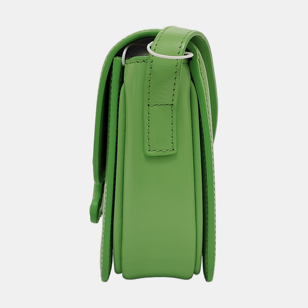 TRIOMPHE Small Quilted Calfskin Green
