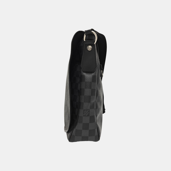 DANIEL Damier Graphite Coated Canvas Gray