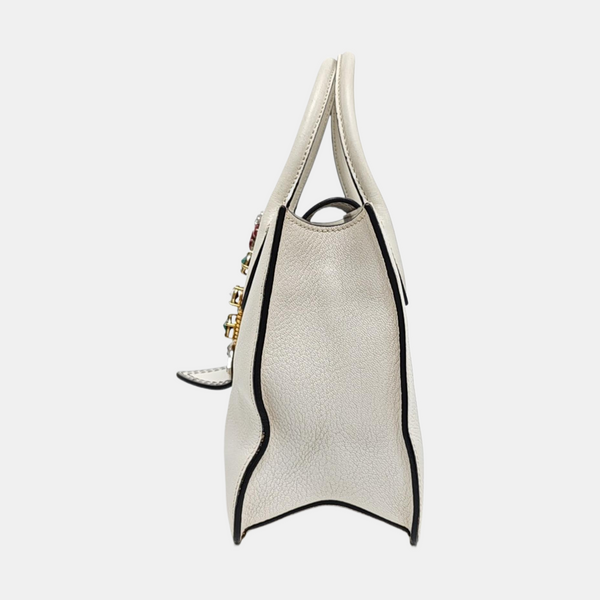 Miu Lady Calfskin White