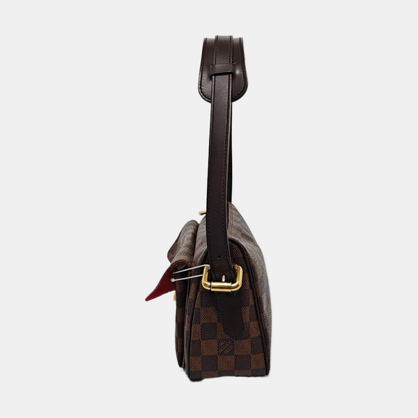 RAVELLO GM Damier Ebene Coated Canvas Brown